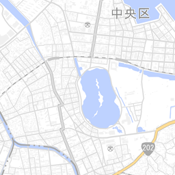 福岡市中央区の学区マップ