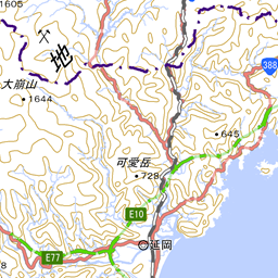 宮崎県の水力発電所マップ