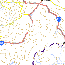 分断国道 国道417号 476号 冠山峠 大坂峠 高倉峠 峠の記