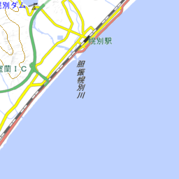 ロゲイニング2018 Inのぼりべつ 検討図 地図右上のアイコンで いろいろと表示 非表示を切り換えられます 円やラインをクリックすると情報がポップアップします