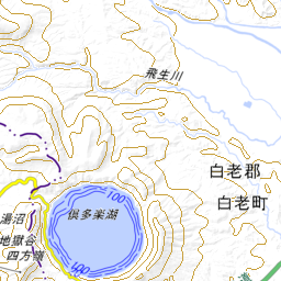 ロゲイニング18 Inのぼりべつ 検討図 地図右上のアイコンで いろいろと表示 非表示を切り換えられます 円やラインをクリックすると情報が ポップアップします