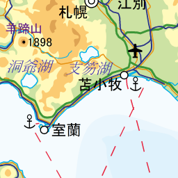 森町 八雲町の名所地図 電子国土版 Mash Up The Linked Open Data Link Data Application