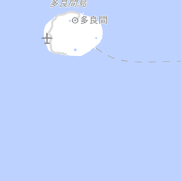 沖縄県多良間村の農地がある範囲の地図(地理院タイル)