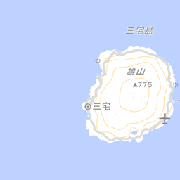 三宅村周辺の地図