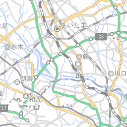 行政境界データセット ベクトルタイル地図 Geoshapeリポジトリ