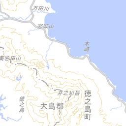 大島郡伊仙町の学区マップ