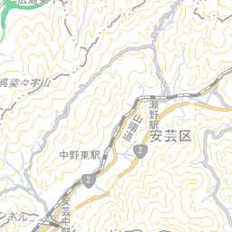 広島市安佐南区の用途地域マップ