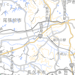 愛知県瀬戸市 234a1968 歴史的行政区域データセットb版