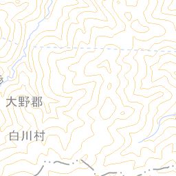 尾上郷川 [8404090031] 庄川水系 地図 | 国土数値情報河川データ