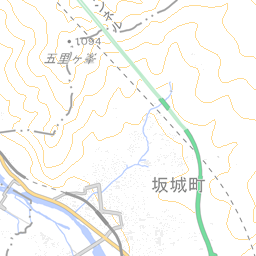 長野県埴科郡坂城町 521 国勢調査町丁 字等別境界データセット