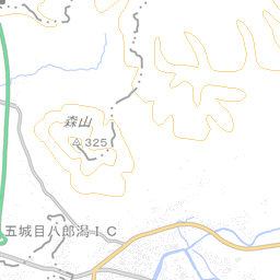 南秋田郡八郎潟町の用途地域マップ