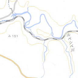 名無川 尻別川水系 国土数値情報河川データセット