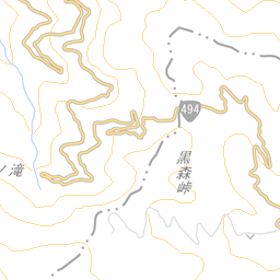 妙谷川 [8808040215] 仁淀川水系 地図 | 国土数値情報河川データ
