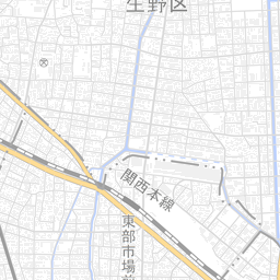 大阪府大阪市生野区 (27116A1968) | 歴史的行政区域データセットβ版