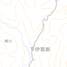 横川川 [8505050252] 天竜川水系 地図 | 国土数値情報河川データ