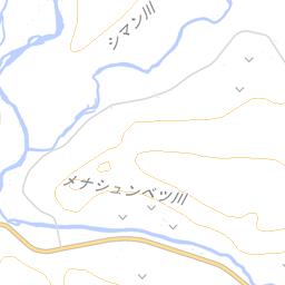 オバケ川 日高幌別川水系 国土数値情報河川データセット