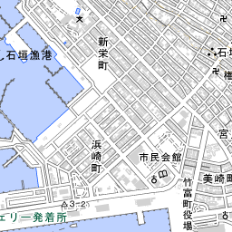 石垣市の地図 場所 地図ナビ