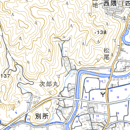 福岡県筑紫郡那珂川町大字別所 国勢調査町丁 字等別境界データセット