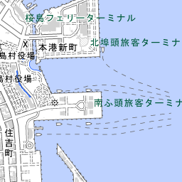 鹿児島市の地図 場所 地図ナビ