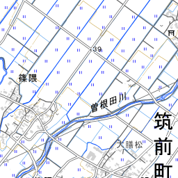 福岡県朝倉郡筑前町森山 404470090 国勢調査町丁 字等別境界データセット