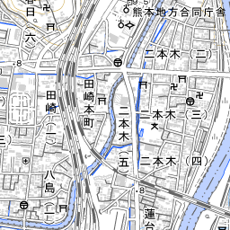 熊本県飽託郡古町村 43b 歴史的行政区域データセットb版