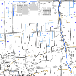 山曾谷川 [8909060170] 筑後川水系 地図 | 国土数値情報河川