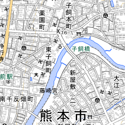 熊本市の地図 場所 地図ナビ