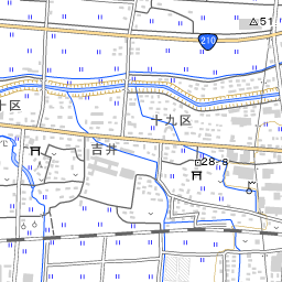 山曾谷川 [8909060170] 筑後川水系 地図 | 国土数値情報河川