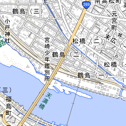 宮崎市の地図 場所 地図ナビ