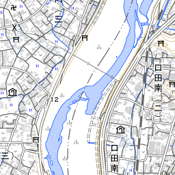 広島県 山県郡 安芸太田町（旧・加計町） 「坂根」町 地図