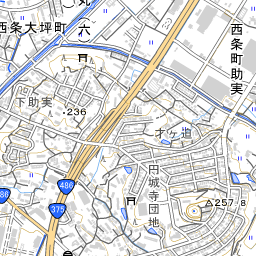 東広島市の地図 場所 地図ナビ