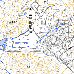 明日本川水系 地図 国土数値情報河川データセット