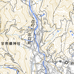 広島県府中市府中町 国勢調査町丁 字等別境界データセット