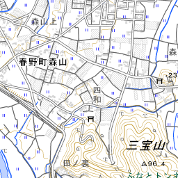高知県土佐市用石 (392050080) | 国勢調査町丁・字等別境界データセット