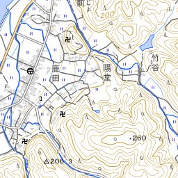 余河内川 [8707120098] 旭川水系 地図 | 国土数値情報河川データセット