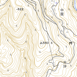 砥石谷川 [8808040099] 仁淀川水系 地図 | 国土数値情報河川