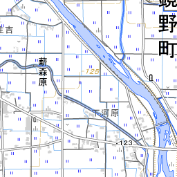 明仙田川 [8707130244] 吉井川水系 地図 | 国土数値情報河川データセット