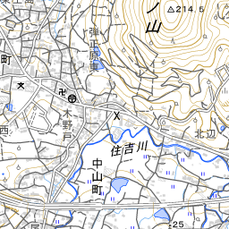 住吉川 住吉川水系 地図 国土数値情報河川データセット