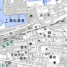 高松市の地図 場所 地図ナビ