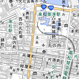 高松市の地図 場所 地図ナビ