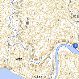 中谷 [8808060174] 那賀川水系 地図 | 国土数値情報河川データセット