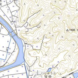 廿枝川 [8808060024] 那賀川水系 地図 | 国土数値情報河川データ