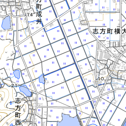 善念川 法華山谷川水系 国土数値情報河川データセット