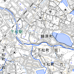 大阪府岸和田市下松町 国勢調査町丁 字等別境界データセット