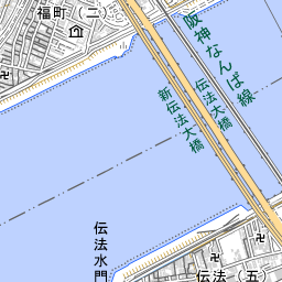 六軒家川 [8606040003] 淀川水系 地図 | 国土数値情報河川データセット