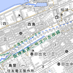 六軒家川 [8606040003] 淀川水系 地図 | 国土数値情報河川データセット