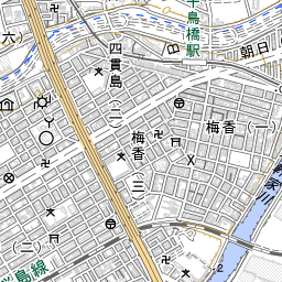 六軒家川 [8606040003] 淀川水系 地図 | 国土数値情報河川データセット