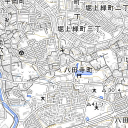 詳細な地形と行政区分を示す大判の日本地図。昭和8年発行。 大阪府泉北郡八田荘村 [27B0050030] | 歴史的行政区域データセットβ版
