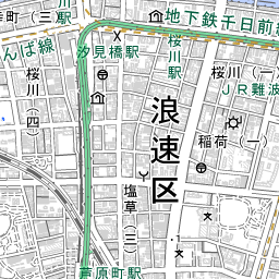 大阪府大阪市浪速区 [27111A1968] | 歴史的行政区域データセットβ版