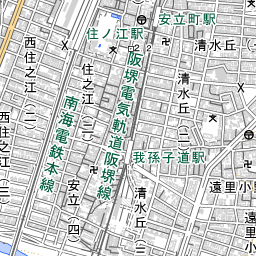 大阪府東成郡安立町 27b 歴史的行政区域データセットb版